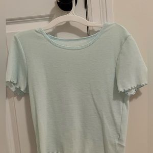 American Eagle Mint crop top